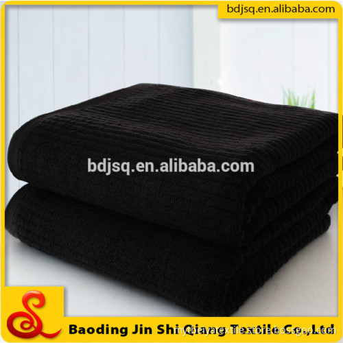 Bleach Proof Salon Towel, Black Hair Towel for Beauty Salon